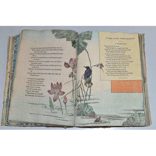 501 - ST. JOHN BRAMHALL; Mae, Japanese Jingles, published on crepe paper by T. Hasegawa, Tokyo 1891 with a... 