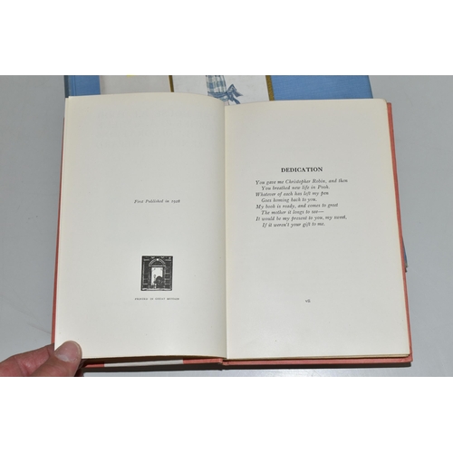 502 - MILNE; A.A, two book titles from the author, The House at Pooh Corner with decorations by Ernest H. ... 