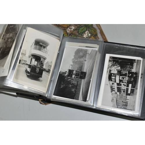 504 - TWO ALBUMS OF POSTCARDS & REPRODUCTION PHOTOCARDS, album one contains approximately 138 images of lo... 