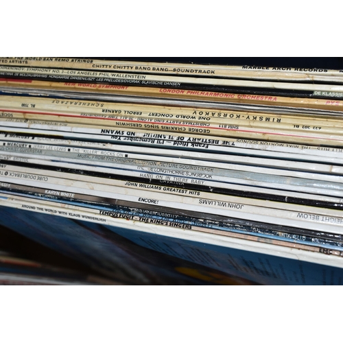 580 - TWO BOXES OF LP and 12 inch RECORDS, to include 1980s RAP music, Jungle Brothers, The Wreckin Cru fe... 