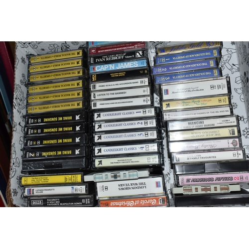 584 - FOUR BOXES OF MUSIC AND ENTERTAINMENT ETC, music includes Readers Digest box sets and classical musi... 