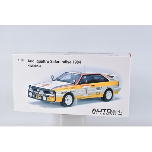 ミニカー AUTOart Audi quattro Safari rallye 1984 AUTOart Audi