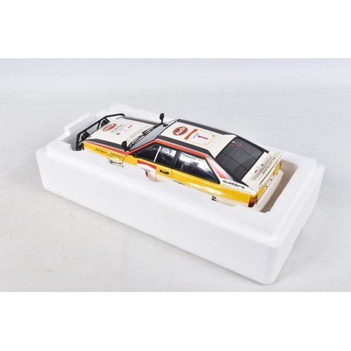 A BOXED AUTOART MILLENNIUM H. MIKKOLA AUDI QUATTRO SAFARI