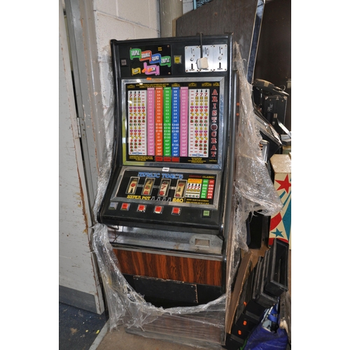 1061 - AN AINSWORTH SLOT MACHINE with 'Aristocrat Classic Magic Touch' graphics and mechanism (untested and... 