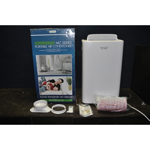 1089 - A MEACO COOL MC14000R PORTABLE AIR CONDITIONER, with original box, remote and accessories (condition... 