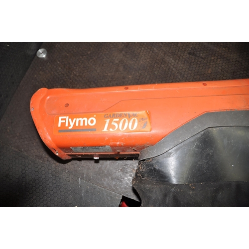 1097 - A FLYMO GARDEN VAC 1500 PLUS, and a strimmer (condition report: both PAT pass and working) (2)