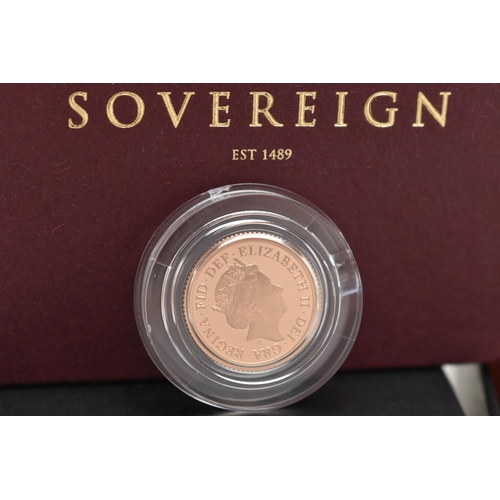 127 - ROYAL MINT 2020 GOLD PROOF HALF SOVEREIGN COIN  TO INCLUDE THE ROYAL CYPHER OF George III on the Rev... 