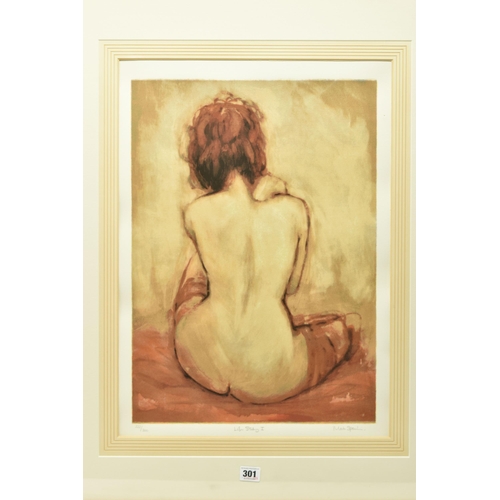 301 - MARK SPAIN (BRITISH 1962) 'LIFE STUDY I', a limited edition silk screen print, depicting a sepia ton... 