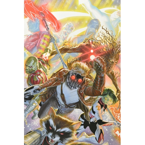 309 - ALEX ROSS FOR DC COMICS (AMERICAN CONTEMPORARY) 'GUARDIANS OF THE GALAXY', a signed artist proof edi... 