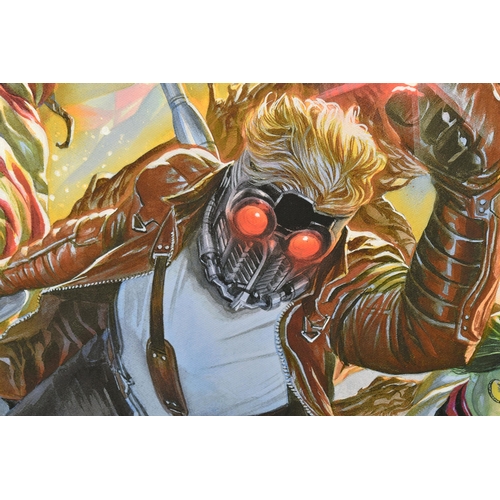 309 - ALEX ROSS FOR DC COMICS (AMERICAN CONTEMPORARY) 'GUARDIANS OF THE GALAXY', a signed artist proof edi... 