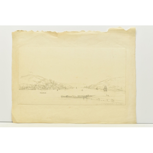 316 - JOSEPH FARINGTON (1742-1821) 'KENDAL CASTLE' a pencil sketch depicting the castle ruins, signed titl... 