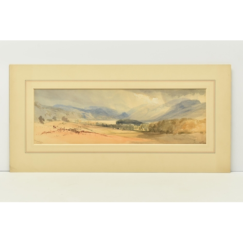 319 - THOMAS MILES RICHARDSON II (1813-1890) DERWENT WATER, CUMBRIA', a landscape with a lake and hills to... 