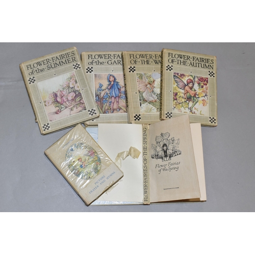 381 - CICELY MARY BARKER, FIVE VOLUMES OF FLOWER FAIRIES, comprising Flower Fairies of the Spring, Flower ... 