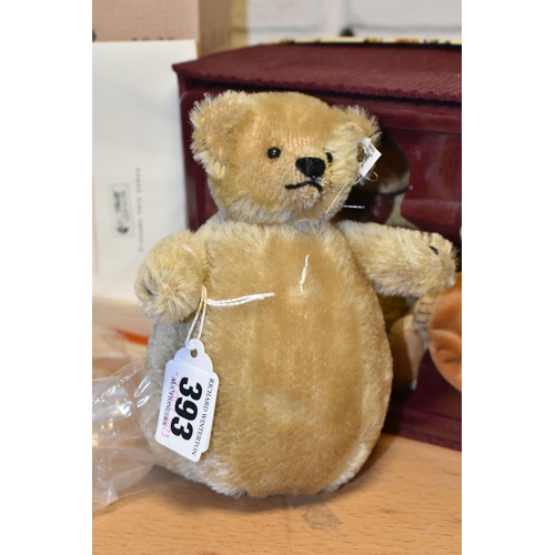 393 - A BOXED LIMITED EDITION STEIFF REPLICA ROLLY POLLY BEAR 1909, beige coloured mohair, white ear tag 4... 