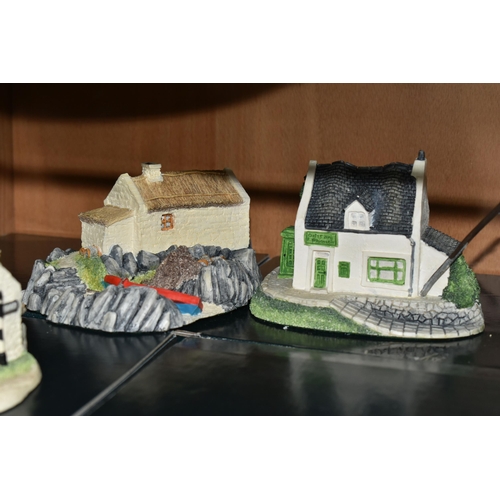 398 - A COLLECTION OF BOXED LILLIPUT LANE AND THE IRISH COLLECTION SCULPTURES, comprising seven Lilliput L... 