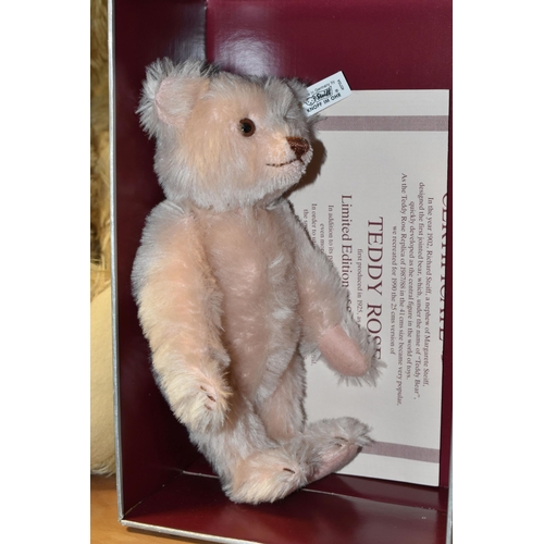 400 - TWO BOXED LIMITED EDITION STEIFF TEDDY BEARS, comprising 407574 Dicky 1930 White 33, 01251/7000 shor... 