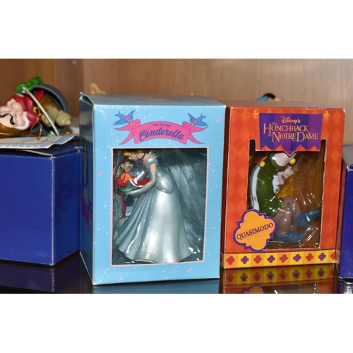 411 - NINETEEN BOXED 'CHRISTMAS MAGIC' DISNEY CHARACTER TREE DECORATIONS, comprising Mowgli, Little Mermai... 