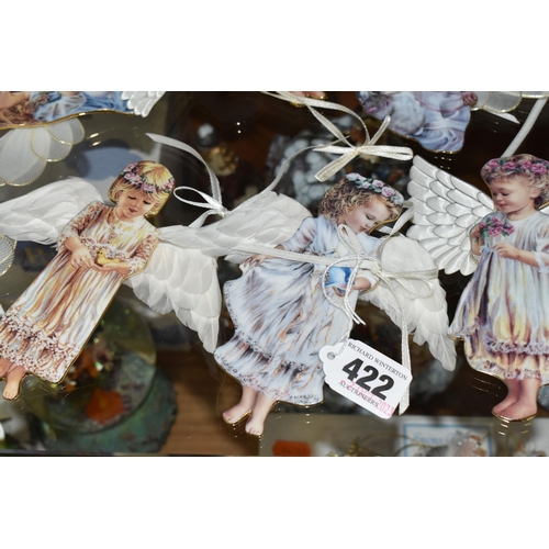 422 - A COLLECTION OF FIFTEEN PORCELAIN BRADFORD EDITIONS 'HEAVENS LITTLE ANGELS' ORNAMENTS, comprising Na... 