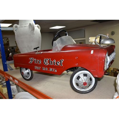 Amf fire chief store pedal car