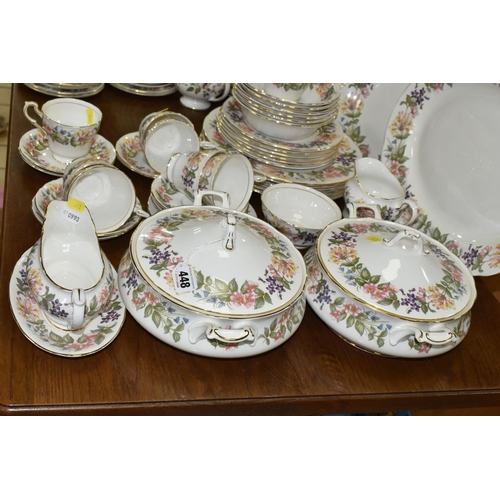 448 - A QUANTITY OF PARAGON/ROYAL ALBERT 'COUNTRY LANE' PATTERN DINNERWARE, comprising one large oval meat... 