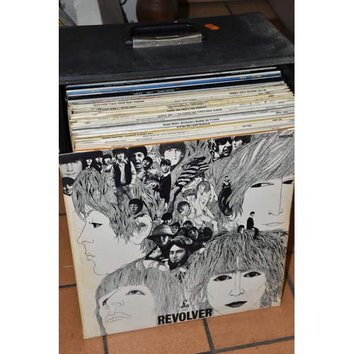 456 - TWO BOXES AND A CASE OF RECORDS AND CDS, to include The Beatles Revolver PMC 7009, seventy to eighty... 