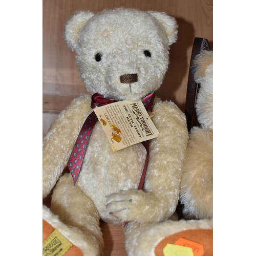 457 - THREE LIMITED EDITION MERRYTHOUGHT TEDDY BEARS, comprising Wellington Teddy Bear no 1374/2500, fully... 