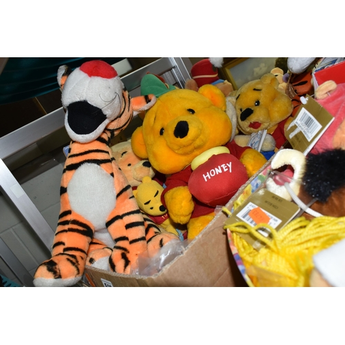 516 - A COLLECTION OF MODERN WINNIE THE POOH SOFT TOYS, assorted sizes and makers includes Disney Store Ho... 