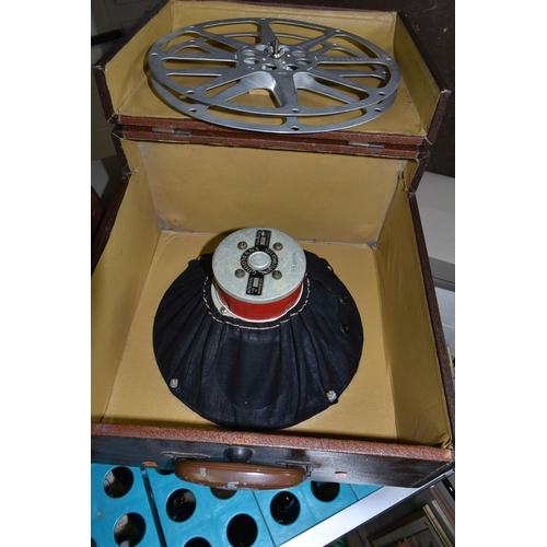 519 - A COLLECTION OF VINTAGE AUDIO-VISUAL EQUIPMENT, to include a Simplex-Ampro Premier 20 16mm cine proj... 