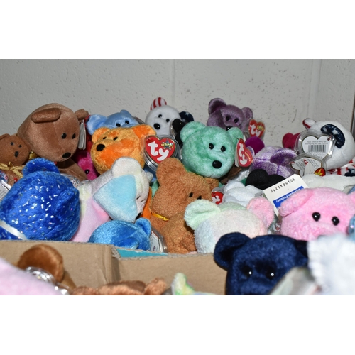 521 - A COLLECTION OF TY BEANIE BABIES, all in good condition, all with labels and tags, majority of tags ... 