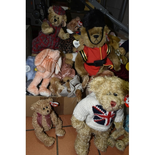 530 - A QUANTITY OF TY BEARS AND SOFT TOYS, mainly from the TY Collectibles and Attic Treasures collection... 