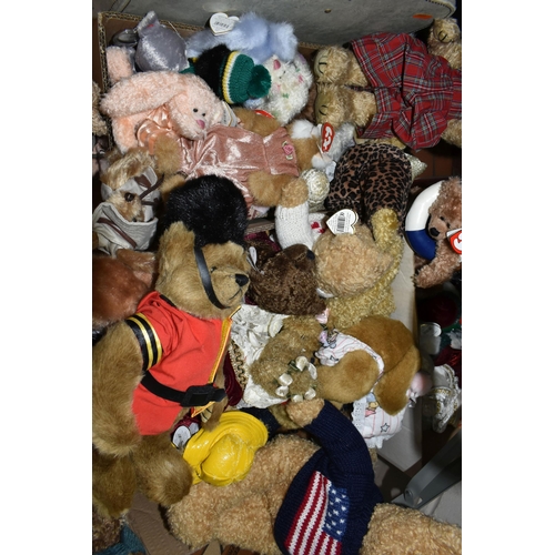 530 - A QUANTITY OF TY BEARS AND SOFT TOYS, mainly from the TY Collectibles and Attic Treasures collection... 