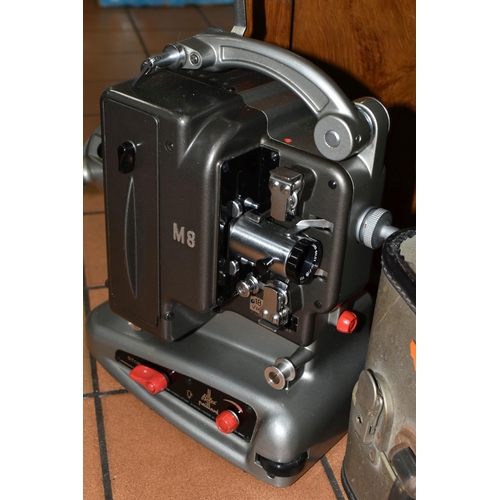 531 - A GROUP OF VINTAGE PAILLARD BOLEX PROJECTORS, to include two Paillard Bolex M8 projectors, one in th... 