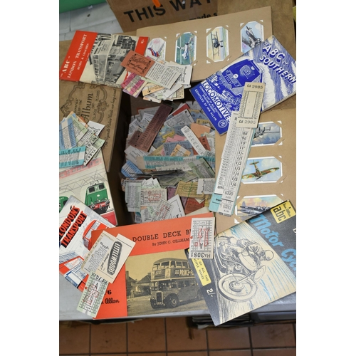 539 - A QUANTITY OF MAINLY LONDON TRANSPORT RELATED EPHEMERA, to include Map of the General Omnibus Routes... 