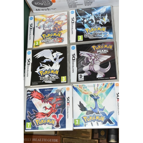 549 - POKEMON NINTENDO GAMES, includes Pokémon Pearl (DS), Pokémon Black (DS), Pokémon Black 2 (DS), Pokém... 