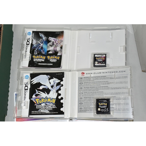 549 - POKEMON NINTENDO GAMES, includes Pokémon Pearl (DS), Pokémon Black (DS), Pokémon Black 2 (DS), Pokém... 