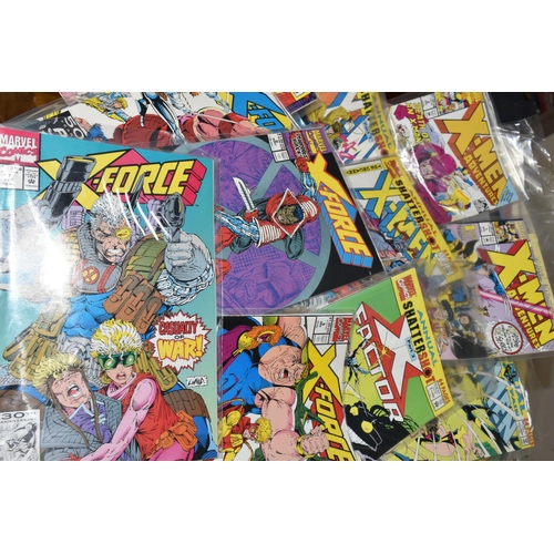 561 - BOX OF MARVEL X-MEN COMICS, over 100 Marvel comics relating to X-Men including X Factor number 5 and... 