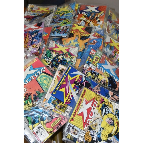 561 - BOX OF MARVEL X-MEN COMICS, over 100 Marvel comics relating to X-Men including X Factor number 5 and... 