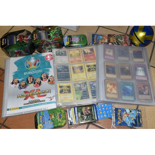 415 - POKEMON EMPTY BASE SET BOOSTER PACKS AND CARDS, includes three empty Base Set booster packs featurin... 