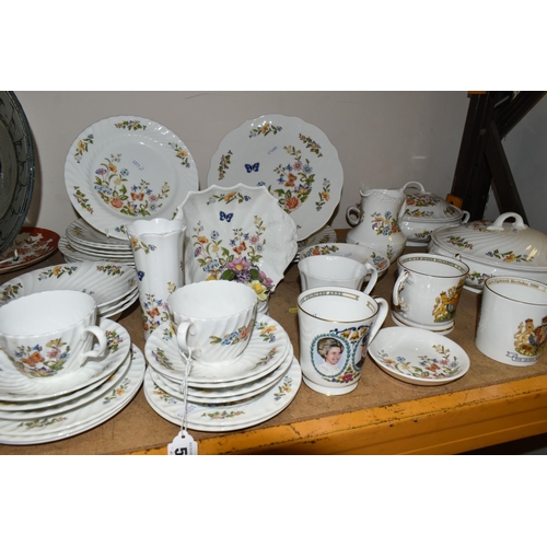 575 - AYNSLEY DINNER WARES AND GIFT WARES ETC, to include 'Cottage Garden' dinner plates, starter plates, ... 