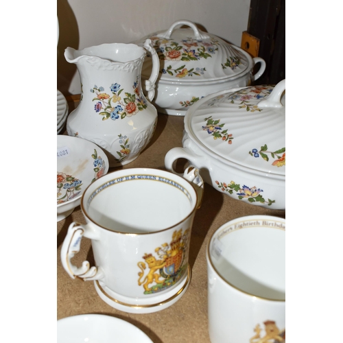 575 - AYNSLEY DINNER WARES AND GIFT WARES ETC, to include 'Cottage Garden' dinner plates, starter plates, ... 