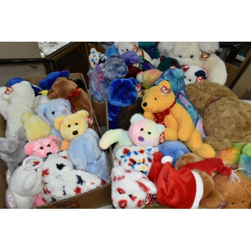 592 - A QUANTITY OF TY BEARS AND SOFT TOYS, mainly from the TY Collectibles and Attic Treasures collection... 