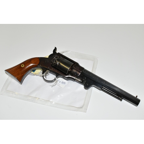 196 - A .44'' ROGERS & SPENCERS REPLICA PERCUSSIAN REVOLVER, serial number 015242, deactivated to the curr... 