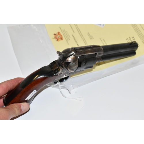 198 - A .44'' UBERTI MODEL 1873 CATTLEMAN REVOLVER, serial number 149424, deactivated to the current EU sp... 