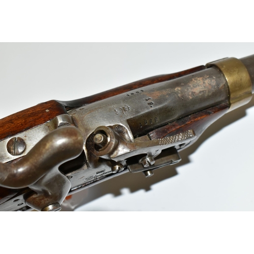 199 - A REPLICA 20 BORE FLINTLOCK POTSDAM PRUSSIAN ARMY ISSUE MILITARY PISTOL FITTED WITH AN 8¾'' BARRE it... 