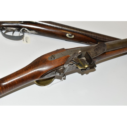 222 - AN ANTIQUE 14 BORE PERCUSSION BACK ACTION LOCK DOUBLE BARREL SHOTGUN, fitted with 28½'' barrels, it ... 