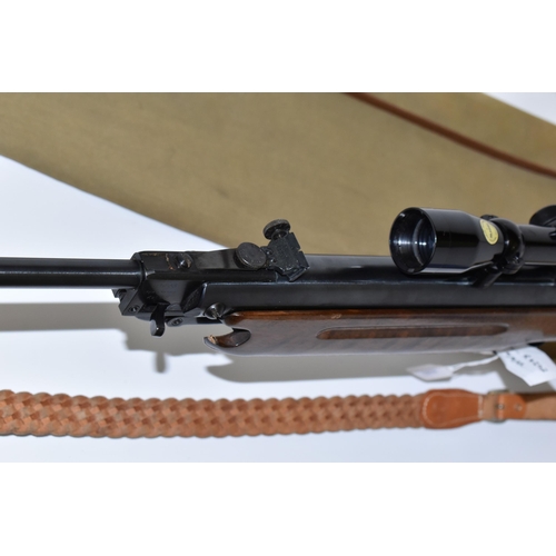 224 - A .22'' WEIHRAUCH MODEL HW35 AIR RIFLE, made in Germany  serial number 660057, it appears to have ha... 