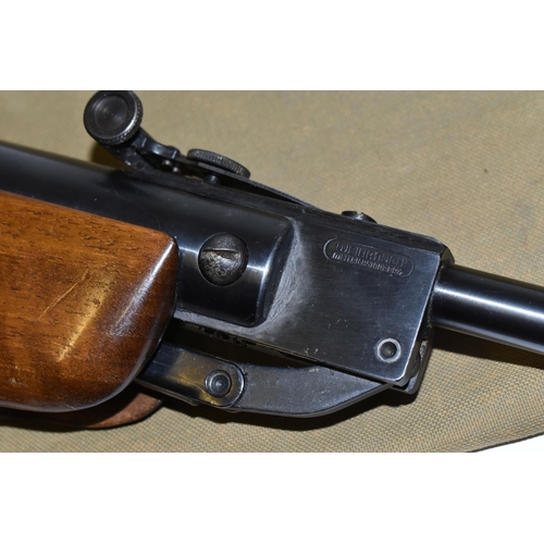 224 - A .22'' WEIHRAUCH MODEL HW35 AIR RIFLE, made in Germany  serial number 660057, it appears to have ha... 