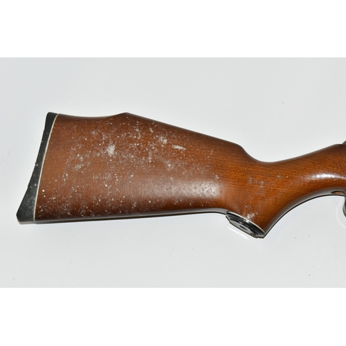 226 - A .22'' WEBLEY & SCOTT VULCAN AIR RIFLE, in working order but with heavily corroded metalwork render... 