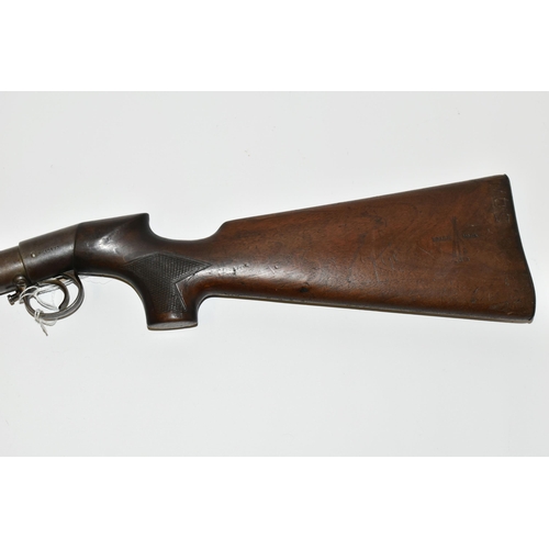 230 - A .177''  B.S.A. AIR RIFLE, serial number 15173, fitted with a pistol grip stock and spade handle c... 