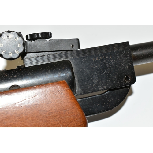 234 - A .177'' WEBLEY VULCAN AIR RIFLE series 2, serial number 023106, these were first introduced in mid ... 